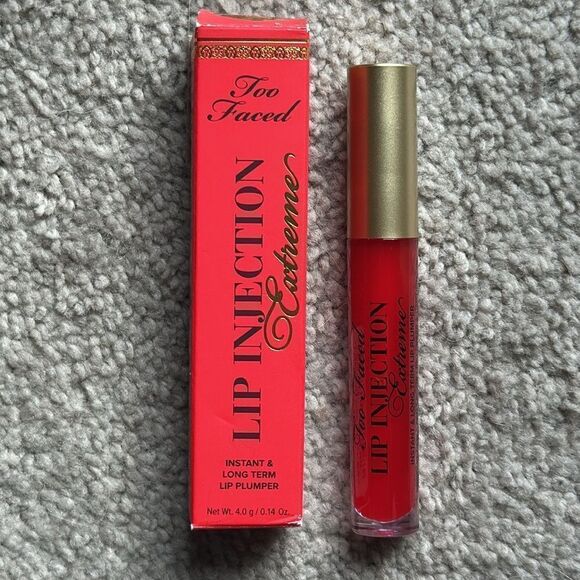 🌸HP 🌸Too Faced Lip Injection Extreme in Strawberry Kiss! - Picture 10 of 11